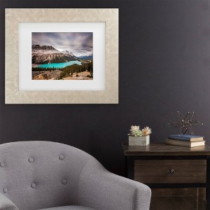 Trademark Fine Art Pierre Leclerc Moody Peyto Lake Matted Framed Art - 1 of 4