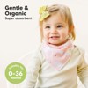 8pk Organic Baby Bandana Bibs, Baby Drool Bibs for Baby Boy, Girl, Baby Bibs for Infant, Newborn - 4 of 4