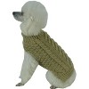 Pet Life (R) Swivel-Swirl Heavy Cable Knitted Fashion Designer Dog Sweater - 3 of 3