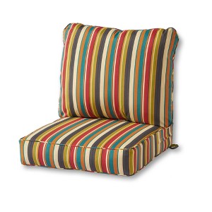Kensington Garden 2pc Outdoor Chair Back Cushion Set - 1 of 4