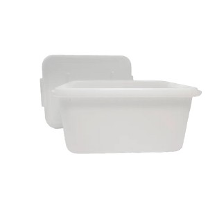 School Smart Large Storage Tote with Non-Snap Lid, 15 Quart, Translucent - 1 of 4