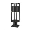 Z-Lite Luca 1 - Light Lantern in  Black - 4 of 4