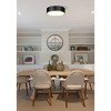Z-Lite Arlo 4 - Light Flush Mount in  Matte Black/Rubbed Brass - 4 of 4