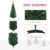 NAYSAYE 8ft Artificial Christmas Tree Pencil Xmas Tree with 618 PVC Branch Tips for Indoor Holiday Home Office, Green, 21.75"*21.75"*94.5" - 4 of 4