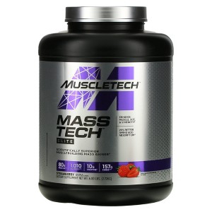 MuscleTech Mass-Tech™ Elite, Strawberry, 6 lbs (2.72 kg) - 1 of 2