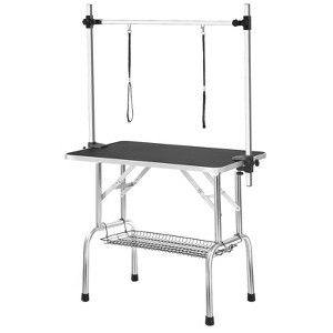 DSVIMOY 36" Folding Dog Pet Grooming Table with Adjustable Arm and Clamps, Pet Dog Cat Grooming Table, Black, 36"*23.6"*65.5" - 1 of 4