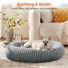 JOEJOY Round Dog Bed with Anti-Slip Bottom & Removable Cover,Rabbit Fur and Teddy Fabric with Drawstrings - 4 of 4