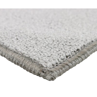 Silver 18x30 Non-Slip Rectangular Synthetic Kids Rug