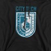 Men's New York City College Of Technology Distressed Primary Logo Pull-Over Hoodie - 2 of 4
