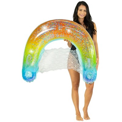 Poolcandy 42" Rainbow Haze Glitter Sun Chair Ultra Durable Sun Tan Fun ...