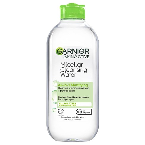 Garnier SkinActive Micellar Cleansing Water for Oily Skin - Unscented - 13.5 fl oz - image 1 of 4