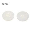 Unique Bargains Resin Snap Fastener Round Flat 4-Hole Sewing Buttons 10 Pcs - 3 of 4
