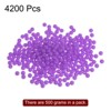 Unique Bargains Loose Craft DIY Earring Necklace Making Acrylic Round Beads 4200 Pcs - 3 of 4