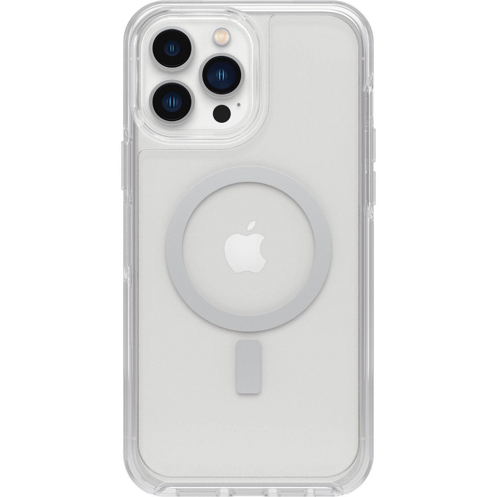 Photos - Case OtterBox Apple iPhone 13 Pro Max Symmetry Series Antimicrobial Clear  with MagSafe - Clear UV 