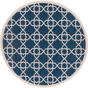 Courtyard CY6032 UV & Stain Resistant Non-Shedding Power Loomed Indoor/Outdoor Rugs - Safavieh - 1 of 4