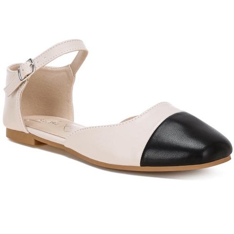 Обувь London Rag Womens Clevea Dual Tone Pin Buckle Ballet Flats 9