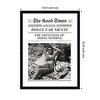 Kate and Laurel The Good Times Newspaper Dolce Far Niente by Honey Island Studio Framed Wall Art Print, 19 x 25, Svelte Noir Black - 2 of 4