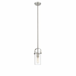 Pilaster II Cylinder - 1 Light Pendant In Contemporary Style-9.5 Inches Tall and 5 Inches Wide - 1 of 1