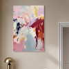 Art Remedy Burgundy over Lavender Retro Abstract Wall Art Unframed - 2 of 4
