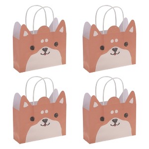 Unique Bargains Animal Pattern Gift Bags 4 Pcs - 1 of 4