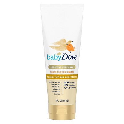 Baby Dove Melanin-Rich Skin Nourishment Sensitive Skin Care Hypoallergenic Cream - 8 fl oz