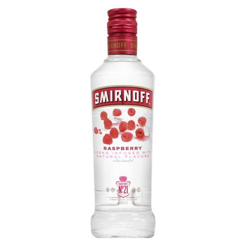 Smirnoff Raspberry Flavored Vodka - 375ml Bottle - image 1 of 2