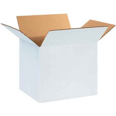 The Packaging Wholesalers Corrugated Boxes 12" x 10" x 10" White 25/Bundle BS121010W