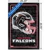Trends International NFL Atlanta Falcons - Neon Helmet 23 Framed Wall Poster Prints - 3 of 4