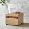 iDesign Stackable Paulownia Wood Pantry Bins - Set of 3 - Natural - 3 of 4
