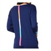 Women's V-Neck Stripe Detail Pullover - Angel Apparel - 2 of 4