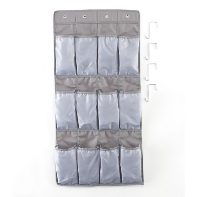 Lakeside Door Hanging 12-Pocket Organizer with Top Hooks - 5 Pieces