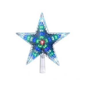 Kurt Adler UL 31 LED Light Color Changing Treetop Star,  8.5" - 1 of 4
