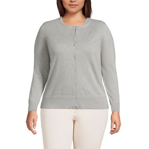 Lands end women's cotton cardigans best sale