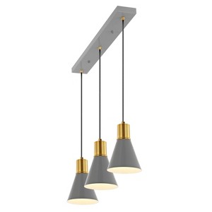 6" 1-Light Apollo Mid-Century Modern Iron LED Pendant - JONATHAN Y - 1 of 4