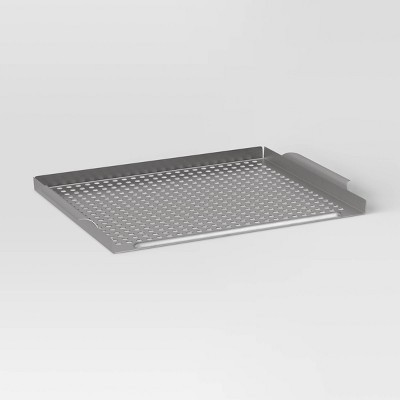 Dual Skillet Shaker Grill Basket Black - Outset : Target