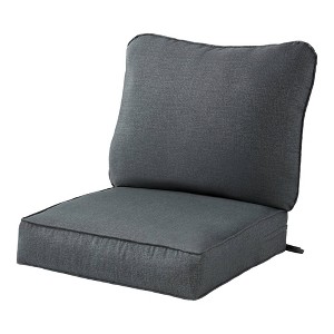 Kensington Garden 2pc Outdoor Chair Back Cushion Set - 1 of 4