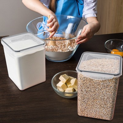 Clear BPA-Free Plastic Airtight Food Storage Containers Set