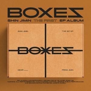 Shin Jimin - Boxes (1st EP) - Package Outbox, Photo Book, Lyrics Paper, Plastic Bag, Folded Poster, Illust Sticker, Guitar Pick, Photocard (CD) - 1 of 1