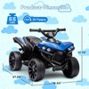 Jojoka Kids Electric ATV, 6V Battery Powered 4 Wheeler, 1.8 MPH Safe Speed, Music, Easy Controls, Durable Outdoor Ride On Toy - 2 of 4