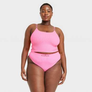 Women's Cotton Stretch Comfort Hipster Underwear - Auden™ Pink 1x : Target