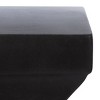 Curby Accent Stool - Indoor/Outdoor - VNN1002 - Black - Safavieh - 4 of 4
