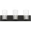 Livex Lighting Zurich 3 - Light Vanity in  Black/Brushed Nickel - 3 of 4