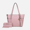 MKF Collection Gloria Vegan Leather Women’s Tote Bag with Wallet Set by Mia K - 2 of 4