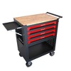 NicBex 4-Drawer Rolling Tool Chest Mobile Tool Cart with Wheels and Wood Top for Garage and Warehouse - 4 of 4