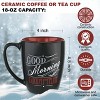 KOVOT Good Morning  Hottie Coffee Mug | 18-Oz Ceramic Tea Cup - Stylish Black with Hot Red Interior - 2 of 4