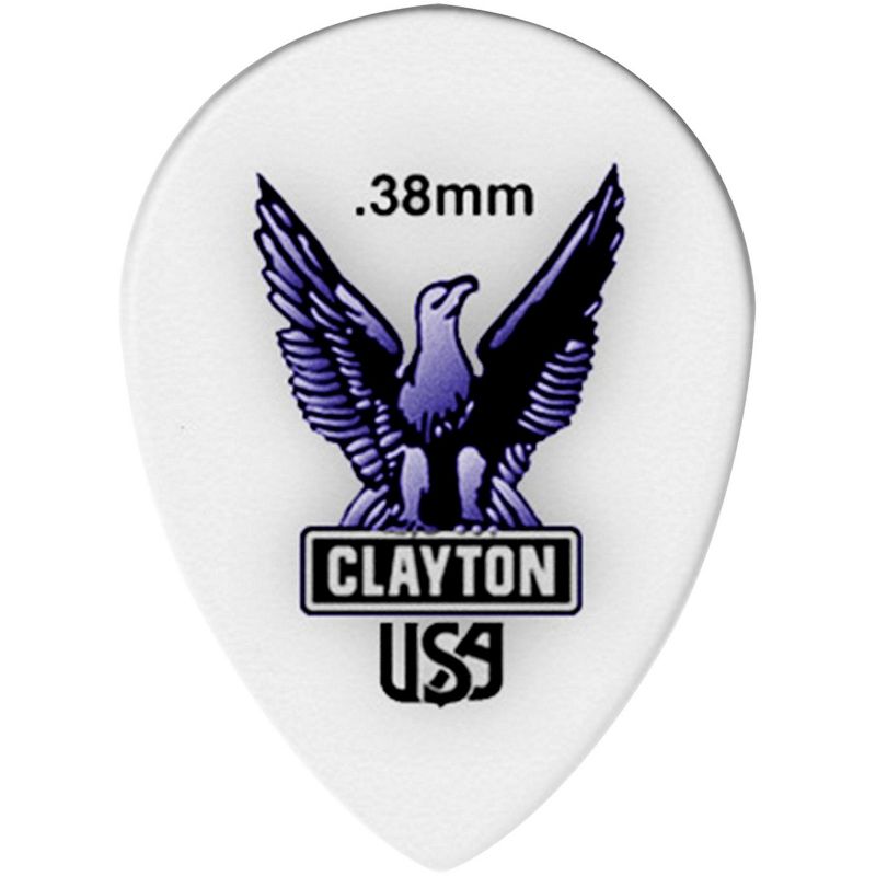 Clayton Acetal Small Teardrop Guitar Picks, 5 of 6