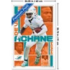 Trends International NFL Miami Dolphins - De'Von Achane 25 Framed Wall Poster Prints - 3 of 4