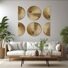 LIVN CO. 2-Piece Gold Half-moon Metalic Wall Decor Set - 3 of 4