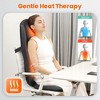 Snailax Heated Shiatsu Neck & Back Massager - Full Back & Shoulder Pain Relief - 3 of 4