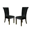 Vynxaria French Country KD Dining Chair Set - Elegant Upholstered Chairs with Weathered Finish - 2 of 4